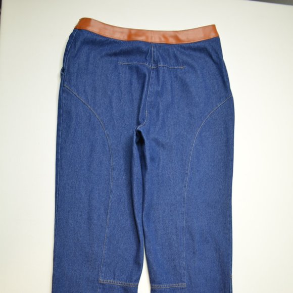 VTG 1990's FORENZA Size 12 T TALL Womens TAPERED Leg HIGH Rise MOM Blue Jeans - Picture 4 of 6